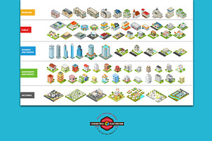 Isometric Flat World Collection V.1