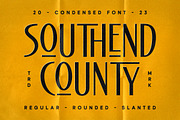 Southend Country - Condensed Font, a Sans Serif Font by Letterhend Studio (Thumbnail 1 of 10)