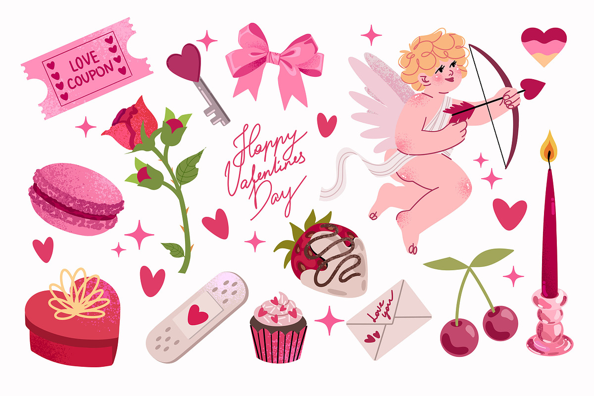 LOVE COLLECTION for Valentine's day, an Object Illustration by UnaAnya (Photo 2 of 8)