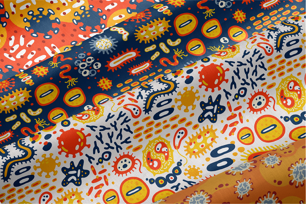 BACTERIUMS patterns & illustrations, an Education Illustration by Nastya Tkachova (Photo 9 of 13)