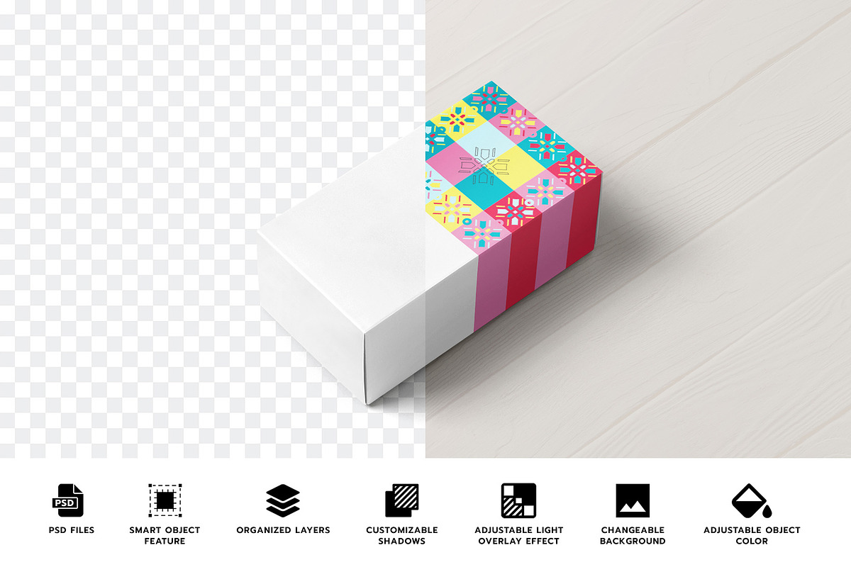 Box Mockup, a Product Mockup by PixelVoyager (Photo 3 of 10)