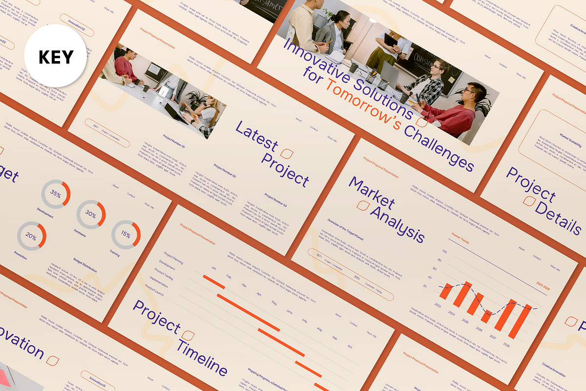 Beige Product Launch Project Keynote, a Presentation Template by graphicook (Photo 2 of 8)