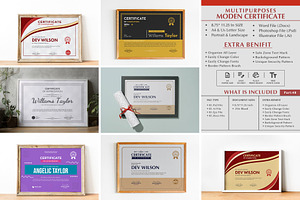 Certificate For Multi-purpose Design, a Stationery Template by MRI STUDIO