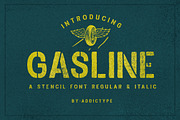 Gasline & extra Vector, a Sans Serif Font by addictype (Thumbnail 1 of 5)