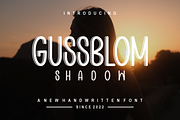 GussblomShadow, a Font by puji_hartono (Thumbnail 1 of 5)