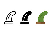 Curved Pipe Vector Icons, an Object Graphic by Artonix (Thumbnail 2 of 3)