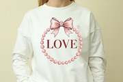Love Bow PNG, Trendy Valentines Day, a Graphic by Vector Portal (Thumbnail 4 of 6)