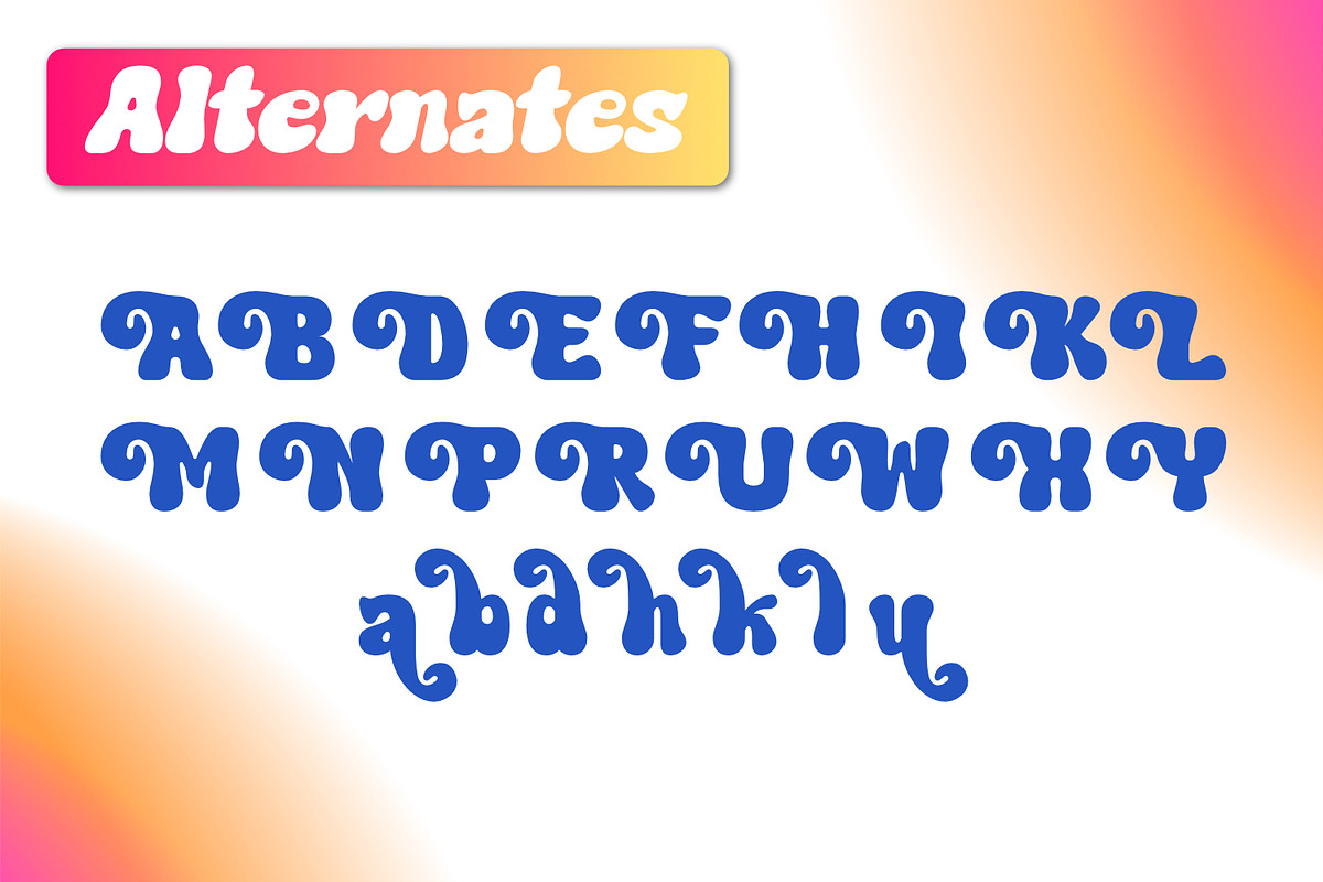 Webrow Bubble - Display Bubble Font, a Sans Serif Font by Rishsketch (Photo 8 of 11)