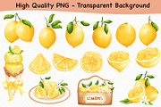 Lemon clipart, a Food Illustration by Vavavan Artwork (Thumbnail 2 of 4)