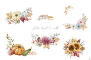 Autumn Time. Watercolor collection., a Decorative Illustration by Elena Medvedeva (Thumbnail 4 of 11)