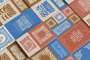 Groovy Floral Print Collection, an Object Graphic by DesignThatMatters