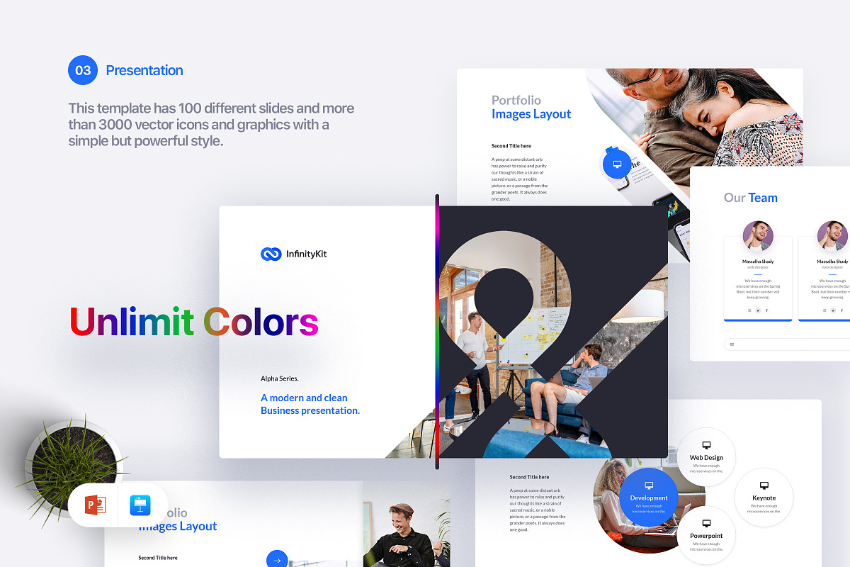 InfinityKit Complete Pack, a Presentation Template by TemplateZuu