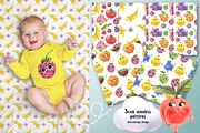 Watercolor Cute FRUIT and VEGETABLES, a Food Illustration by KatBranchArt (Thumbnail 4 of 6)