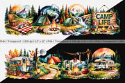 Vintage Camping Vibes, a Graphic by Artnoy (Thumbnail 2 of 5)