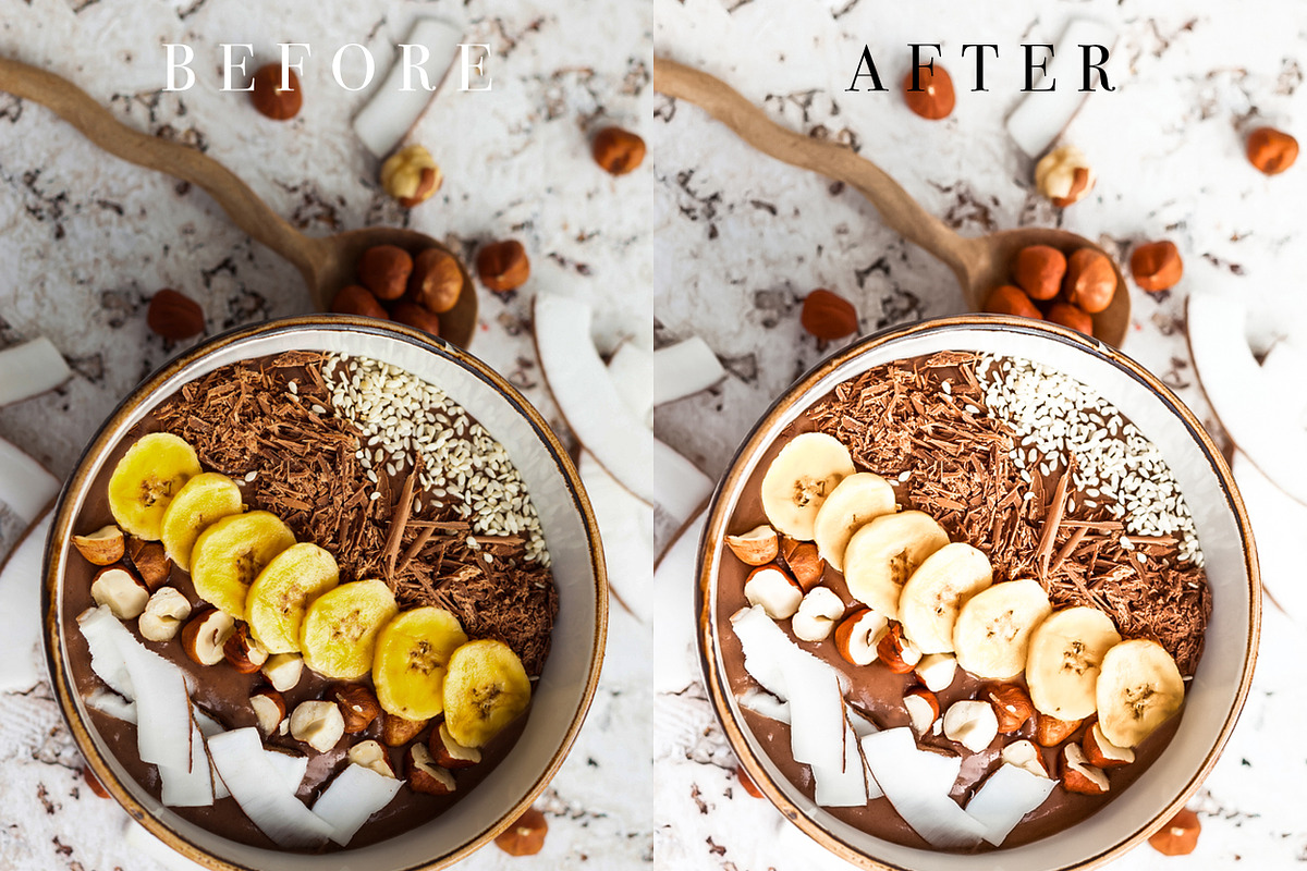 5 Food Mobile presets, an Action Add-On by The Red Pine (Photo 9 of 9)
