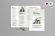 Church Bulletin, an Invitation Template by Leaflove (Thumbnail 1 of 5)