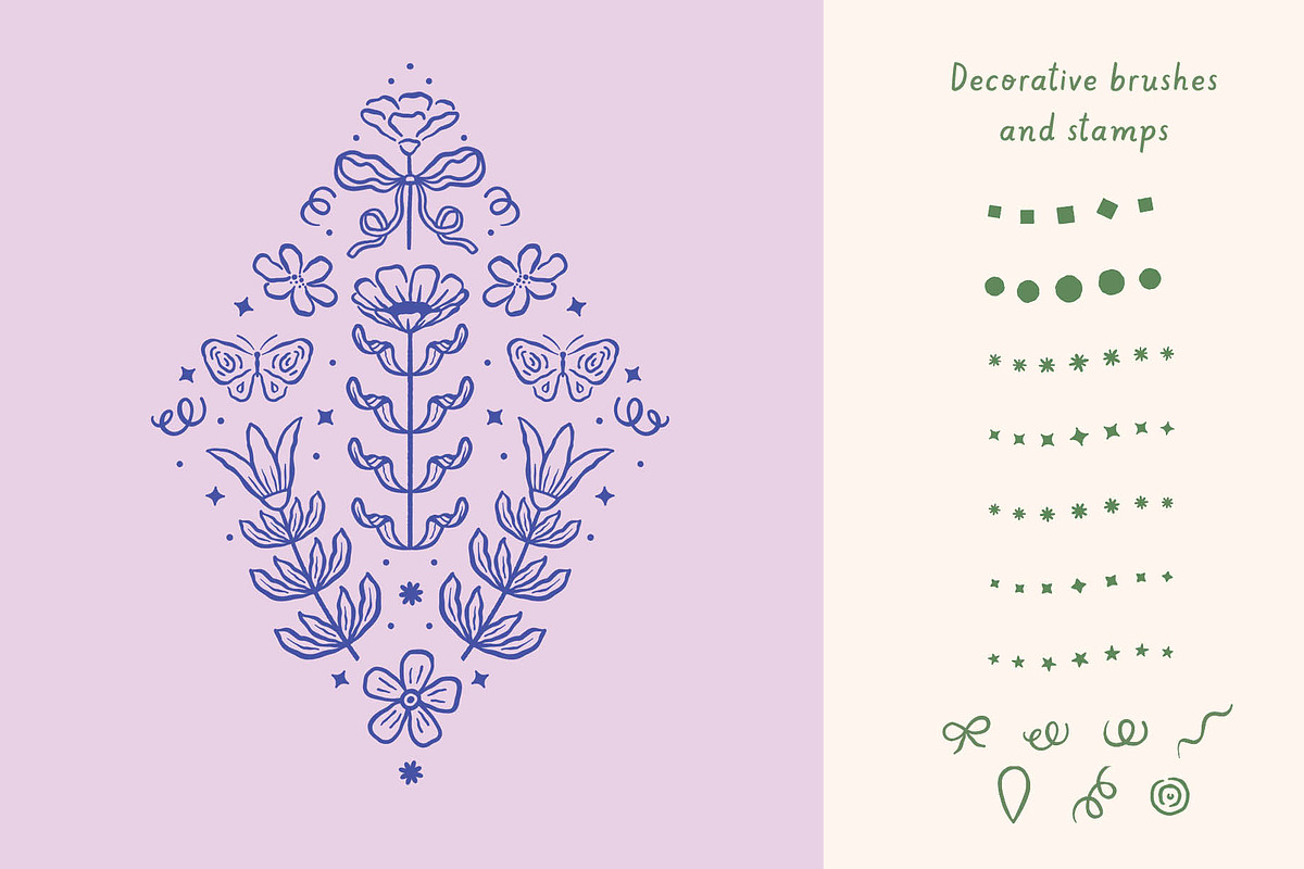 Whimsical Floral Procreate Toolkit, a Brush Add-On by Pencil Twist (Photo 7 of 11)