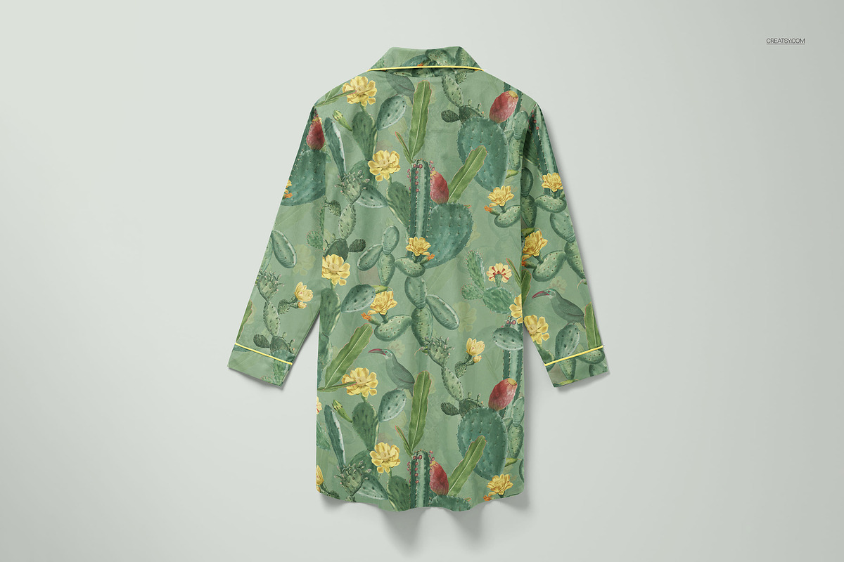 Nightdress Mockup Set, a Shirt Mockup by creatsy5 (Photo 7 of 10)