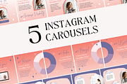 Instagram Carousel Post Bold Canva, a Social Media Template by HerstedHertz (Thumbnail 2 of 10)