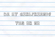 Junior High Blocky Notebook Font, a Sans Serif Font by WeGraphics (Thumbnail 2 of 3)