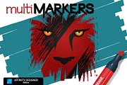 MultiMarkers - Affinity, a Brush Add-On by DonkeyWorx (Thumbnail 1 of 4)