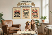 15 Vintage Dog Mom Quote Posters, a Poster Template by C Design Studio (Thumbnail 1 of 10)