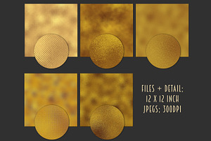 Gold Foil Textures