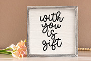 Rosemary - Cute Monoline Font, a Script Font by Airotype (Thumbnail 3 of 9)