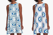 Turkish Evil Eyes Patterns, a Pattern Graphic by Michiru13 (Thumbnail 16 of 23)