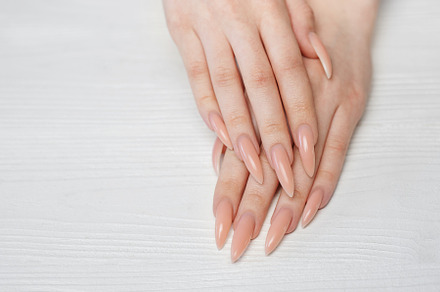 Elegant pastel pink natural manicure., a Beauty & Fashion Photo by Olena Rudo