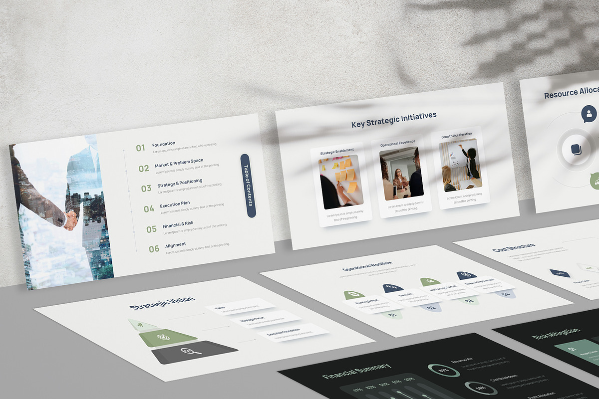 Stratify - Business Plan PowerPoint, a Presentation Template by New Coral Design (Photo 6 of 6)