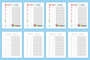 Adult Task Tracker Canva Interior, a Stationery Template by Designmela01 (Thumbnail 3 of 3)