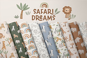 Safari Dreams – Kids Safari Seamless, a Pattern Graphic by Point and Poem (Thumbnail 9 of 14)