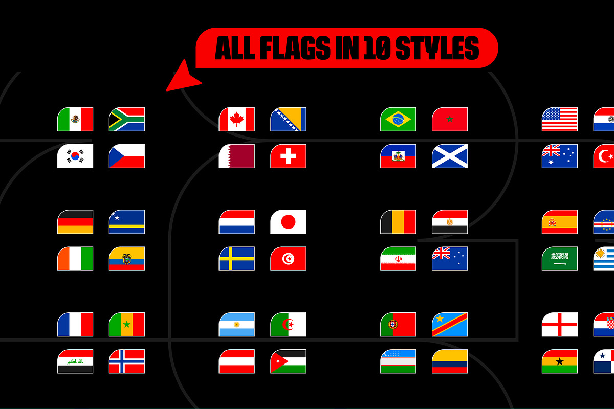 World Cup 2026 Figma Graphics Pack, a Sport Illustration by Lunarts Studio (Photo 7 of 11)