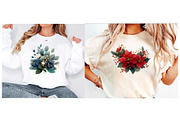 Christmas Bouquets Clipart, an Illustration by Designworld (Thumbnail 3 of 6)