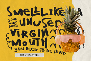 Pineapple Shadow Typeface