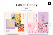 Cotton candy social media templates, a Social Media Template by Chanut is industries (Thumbnail 4 of 8)