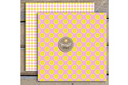 Pink Lemonade Digital Paper &Clipart, a Pattern Graphic by JennyL Designs (Thumbnail 3 of 3)