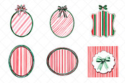 Christmas Hand-Drawn Frame Bundle, an Illustration by SinaCreation (Thumbnail 3 of 7)