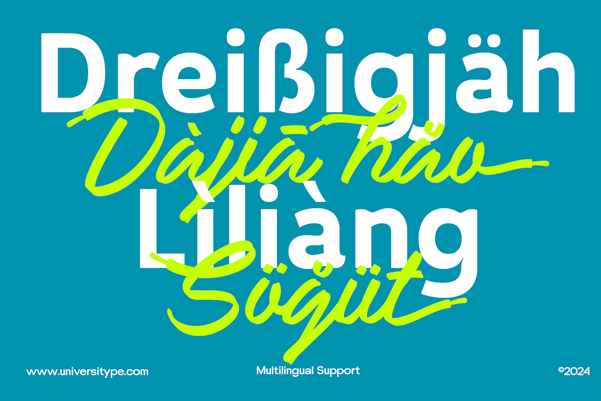 UT Spatoe - A Casual Font Duo, a Sans Serif Font by Universitype (Photo 12 of 14)