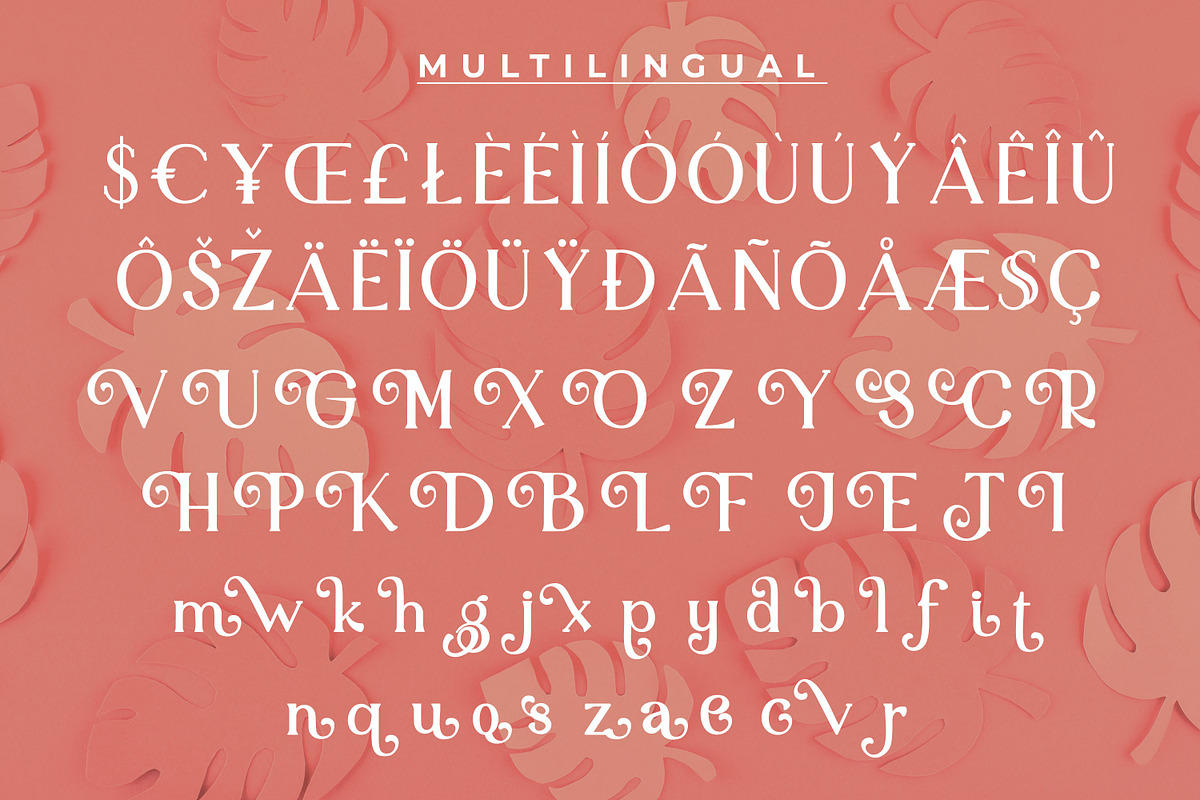 Orange Umbrella Beautiful Serif Font, a Serif Font by Guavanaboy (Photo 9 of 11)