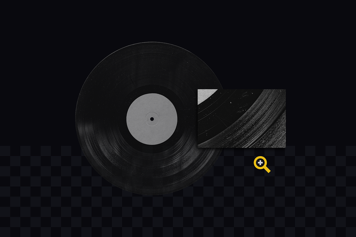 Vinyl Record Mockup, a Packaging Mockup by BORT GRAPHIC (Photo 7 of 8)