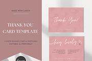 Thank You Card Template For Business, a Stationery Template by Gebers Marketing & Design (Thumbnail 4 of 8)