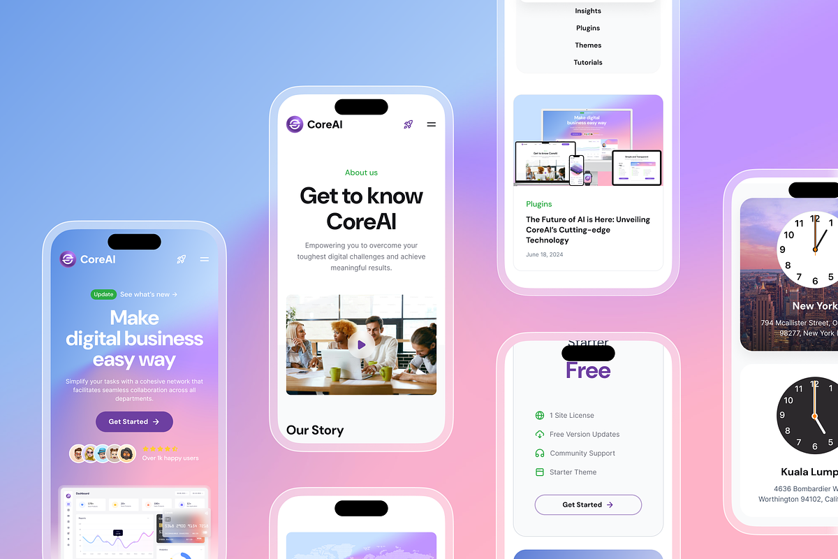 CoreAI: The SaaS Framer Template preview 3