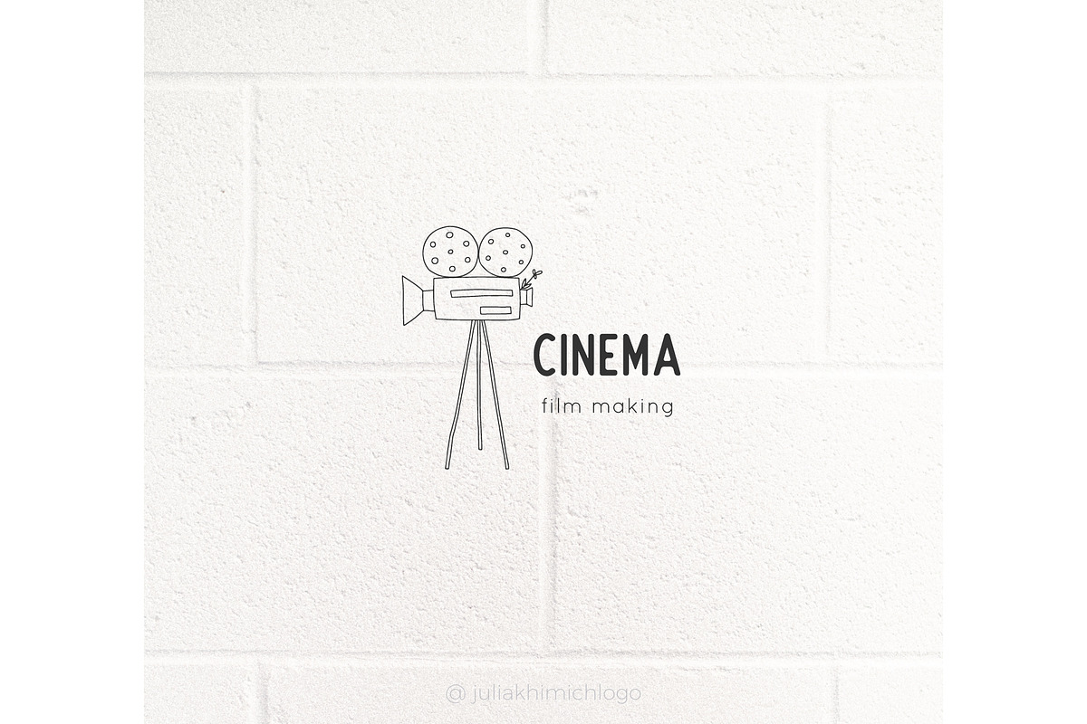 Logo Pack Volume 17. Cinema, a Branding & Logo Template by Mint Air Studio (Photo 17 of 21)