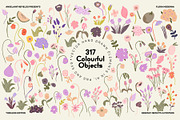 300+ Flora Moderna Vector Clipart, a Decorative Illustration by angelainthefields (Thumbnail 5 of 23)