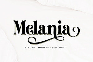 Melania Elegant Serif Font