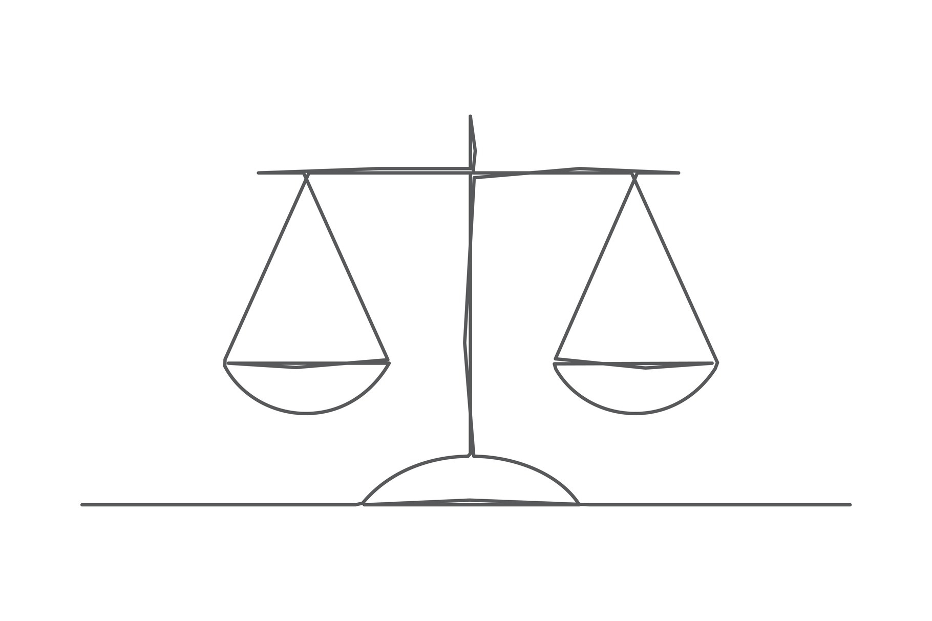 Scale One line drawing, a Work Illustration by IhorZigor