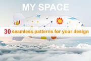 My Space. Set of Cosmic Patterns, a Pattern Graphic by Svetlana Kononova (Thumbnail 6 of 15)
