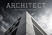 Architect - Geometrical Typeface, a Serif Font by HipFonts (Thumbnail 1 of 7)